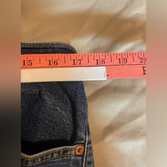 LEVIS 550 CLASSIC RELAXED BOOTCUT STRETCH DENIM Jeans WOMENS 14M MID RISE GUC - Picture 5 of 9